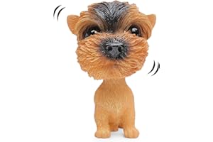 COGEEK Bobble Head Dogs Bobbing Heads Car Dash Puppy Car Decoration (Yorkshire Terrier)