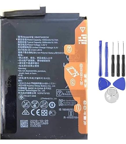 Batterie Huawei P10 Plus HB386589ECW - 3820 MAh - Li-Ion - Remplacement - Kit Outils Pro Inclus