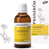 PRANAROM Organic Calendula Vegetable Oil 50ml &ndash; Soothing Sensitive Skin | Marigold flower macerate. Soothes sensitive, irrita