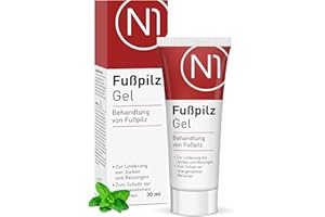 ‎N1 N1 Fußpilz Gel 30ml - Medizinprodukt - lindert Juckreiz & schützt vor unangenehmen Gerüchen - Fußpilz Creme zur Fußpilz Behandlung mit Wirkstoff Natilact - starkes Mittel gegen Fusspilz