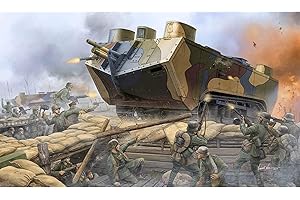 Hobbyboss 83858 1/35 Saint-Chamond Panzer Cat Maquette Gris, Mittel