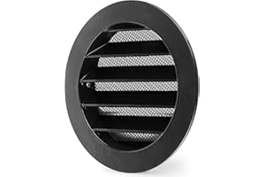 calimaero® WSGB Lüftungsgitter 100mm, Lüftungsgitter mit Fliegengitter, Robuster Aluguß, Lüftungsgitter für Wohnmobile, Gartenhaus, Garage, Zuluft- und Abluftgitter, UV-Stabil, Rostfrei