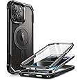 i-Blason Case for iPhone 15 Pro Max Compatible with MagSafe Bumper Case, Transparent Mobile Phone Case, Robust Protective Cover [Ares] with Screen Protector, Mobile Phone Case for iPhone 15 Pro Max