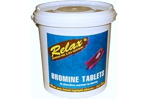TKWSER 5kg RELAX Bromine Tablets 20g Grade A Hot Tub Swimming Pool Spa*