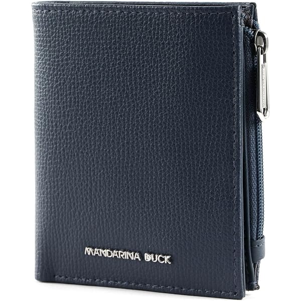 Portafoglio Mandarina Duck MD20 Flap Wallet Nero – 6 Slot Carte, Tasca Monete, Leggero