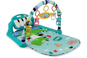 AMY & BENTON AmyBenton Palestrina Neonato Multifunzione con Pianoforte, Tappeto Gioco con Archi, Regalo per Neonati 0+ Mesi