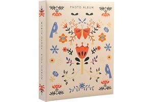 Grupo Erik Album Fotografico Natura in Fiore - Album Foto con Tasche 200 (2 per Pagine) Per Foto 13x20 cm Con Copertina Rigida | Compatibile Foto 13x18