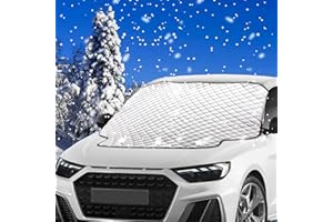 Famini Sonnenschutz Auto Frontscheibe, Frontscheibenabdeckung Auto Scheibenabdeckung, Sonnenschutz Block Wärme UV, Windschutzscheibenabdeckung für Die Meisten Autos und SuvL:183 x116CM