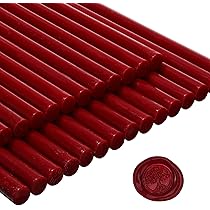 Set van 24 zegelwasstaafjes voor lijmpistool, waszegelstempel voor bruiloftsuitnodigingen, enveloppen, wijnpakketten, ideaal kerstcadeau (zeeblauw