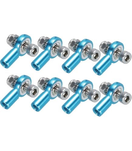 Embout à Rotule Femelle PHSB8 1/2 Pouce - Filetage 1/2-20 Droite - 4 Pièces Avec Écrous