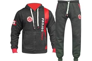 GUBA® Tracksuit Bottoms Men, Sweatshirt Hoodie and Joggers for Men, HNL Projection Pants Men Tracksuit Bottoms Running Trousers Men, Tracksuit Full Set for Peripatetic Gym Clothes Men for Bodybuilders