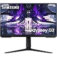 Samsung Monitor Gaming Odyssey G3 (S24AG302), Flat, 24", 1920x1080 (Full HD), VA, 144 Hz, 1 ms, FreeSync Premium, HDMI, Displ