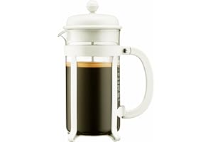 Bodum - 1908-913 - Java - Cafetera 8 Tazas - 1.0 l - Color Blanco Crema