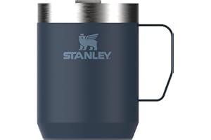 Stanley 1913 Classic Legendary Camp Mug Isotherme 0.23L - Garde 1 Heures à Chaud - 2 Heures à Froid - Lavable au Lave-Vaisselle - Sans BPA - Thermos Café - Gobelet Cafe - Tasse Isotherme - Navy