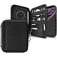 Skycare Portfolio Case for 11-13 Inch iPad Pro M4 & iPad Air M2 2024, iPad Pro M2&M1, 10.9-in iPad Air 5, 10.9-in iPad 10, Carrying Storage Sleeve Bag with Accessories Compartment (Black, 11inch)