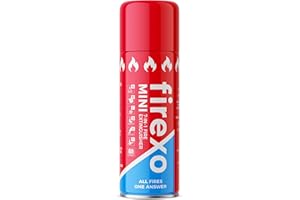 Firexo Mini - Multipurpose All-in-One Fire Extinguisher for Home, Kitchen, Car, Garage, Boat, Caravan, Campervan, Camping, Household Domestic Small Fire Extinguisher