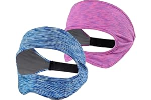ANNLPOY 2 Piezas Protector contra Sudor Compatible con Auriculares Meta Quest 3/Quest 3S, PS VR2, Meta Quest Pro, Meta Quest 2 y HTC Vive, Máscaras Transpirables y Ajustables para Realidad Virtual