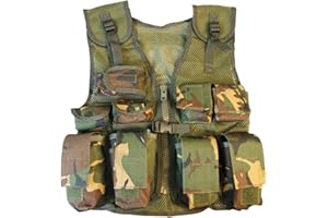 Kombat UK - Gilet da assalto per bambini, mimetico DPM, taglia unica