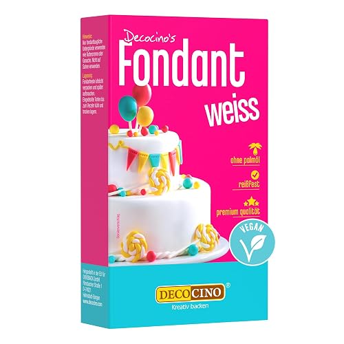 Decocino Fondant, White, 250 g (Pack of 1)