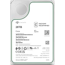 Seagate Exos 28TB interne server harde schijf ST28000NM000C 3,5