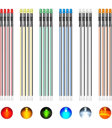 CHANZON 100 Pcs SMD 0805 (2mm X 1.2mm) LED Bleu Diode Lumières 3V 20mA