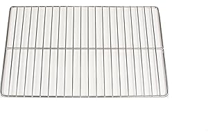 Paderno 44422-00 Griglia GN 1/1 in Acciaio 18/10, Utensili Pasticceria, Lavabile in Lavastoviglie, Dimensioni 53 x 32.5 cm