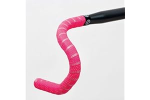 BIKE RIBBON Fleur Ribbon Ruban pour Guidon de vélo Souple pour Enfant, eS108, Fluo