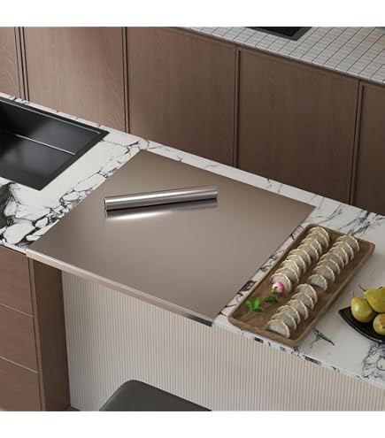 GIEMME AISI 304 Stainless Steel Pastry Board – 80 × 52 Cm - View #8