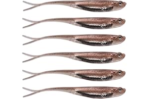 QualyQualy Leurres Souples de Pêche 7,5cm 10cm 12cm Shads Leurre Souple de Pêche en Silicone