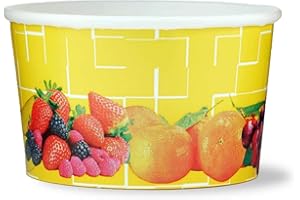 Octopus 200x Sundae, coppetta sundae, sundae alla frutta con capacità 260 ml per 2 gusti di gelato