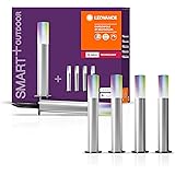 LEDVANCE Smart GardenPole, RGBW, Picchetti LED Zigbee da Giardino, Kit Base 220-240V / 50/60Hz