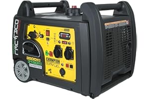 Champion Power Equipment 73001i-DF-EU Groupe électrogène mobile essence + gaz (3100 W, inverseur portable, extrêmement silencieux, avec poignée intégrée et jeu de roues, idéal pour l'extérieur +