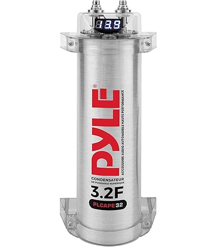 DIETZ 1,0 Farad Powercap Kondensator Car-Hifi Mit Montagehaterung In