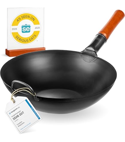 Skeppshult Gusseisen Wok 30cm - Schwedische Qualität Für Alle Herdarten