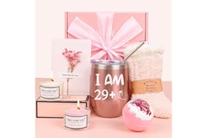 JORTINE 30 urodziny kobiet, prezent na 30 urodziny kobiety, 30. prezent dla kobiet, najlepszej przyjaciółki, zestaw prezentowy, prezent urodzinowy dla żony, siostry, przyjaciółki, żony