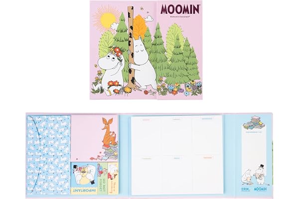 Grupo Erik Weekly Planner & Sticky Notes Set - Moomin