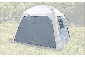 Berger Seitenwand-Set für Pavillon Gazebo Air 4er-Set grün│ Seitenteile mit Fenster und Tür für Partyzelt Pavillon 3x3 m zum Camping │ als Windschutz, Sichtschutz und gegen Sonne