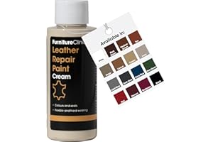 FURNITURE CLINIC Todo en uno Reparación de piel y pintado. Para reparación y restauración de piel: más de 30 colores.