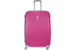 ALEXANDER MILANO Alexander Maleta Mediana de Viaje Equipaje Rígida ABS 4 Ruedas y Cerratura Estructura Ligera Cómoda, con Asa Telescópica y Manija, Candado Combinación 24'' 63.5 X 42 X 23.5 cm, 52L, 3.4 kg