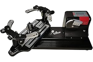 Racket Club Flash-1 Machine à Corder électronique Confortable avec système de Tension Rond pour Raquettes de Tennis, Badminton et Squash