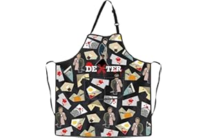 PXTIDY TV Show Inspired Apron Crime Drama Lovers Gift Bay Harbor Butcher Apron with Two Pockets Adjustable