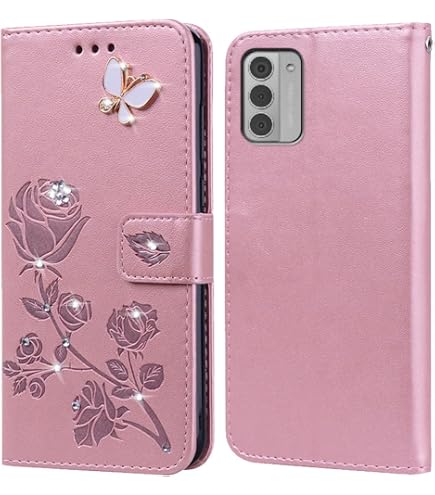Asuwish Brieftaschen-Hülle Für Nokia G310 5G/G42 5G – Mit Displayschutz, Kartenfächern, Ständer & Handschlaufe