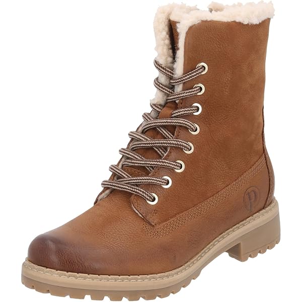 Palado Ensah Damen Stiefeletten - Made In Portugal, Mit Schurwolle Gefüttert
