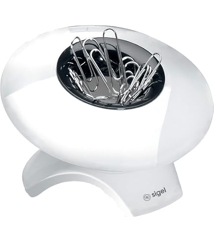 Dispensador De Clips Helit The Clip Line - Con Imán, Negro, Práctico Para Escritorio