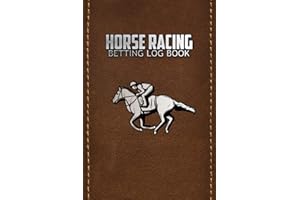 Horse Racing Betting Log Book: Perfect Notebook for Horse Racing Lovers | Monthly Profit Tracker | Diary for Tracking Race Meeting, Horse, Odds, Stake and Results | Gift for Father, Grandfather