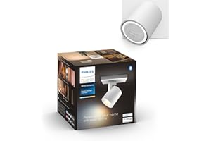 Philips Hue White Ambiance Runner 1er Spot weiß, inkl. 1x5W GU10 LED Lampe, dimmbar, alle Weißschattierungen, steuerbar via App, kompatibel mit Amazon Alexa (Echo, Echo Dot)