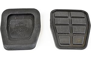 ZOUXO 1 pedal de freno de embrague, revestimiento de goma, apto para Audi, VW, Seat, Skoda, 65 mm x 55 mm, 321721173
