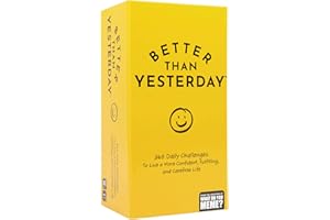WHAT DO YOU MEME? Better Than Yesterday - A Mindfulness Game and Case Kenny, creador del Nuevo Movimiento Mental, Amarillo, Talla única (BTY493)