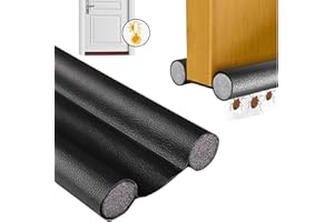 JANDTEK Burlete Puerta Entrada - Burletes para Puertas Adaptable hasta 93 cm - Burlete Puerta Exterior e Interior Reduce Entrada de luz,Polvo,bichos y Ruido - Burlete bajo Puerta Aislante Termico Frio/Calor