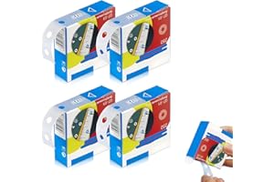 SOGHO 1000 Stück Lochverstärker Selbstklebend,Lochverstärkungsringe,Lochverstärker Selbstklebend Transparent,Verstärkungsringe Selbstklebend,Ringlochverstärker,Lochverstärker Für Büro, Schule, Heimbedarf